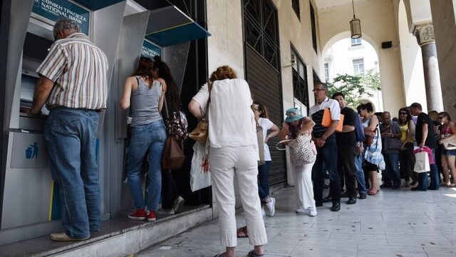 grécko bankomat (SITA AP)
